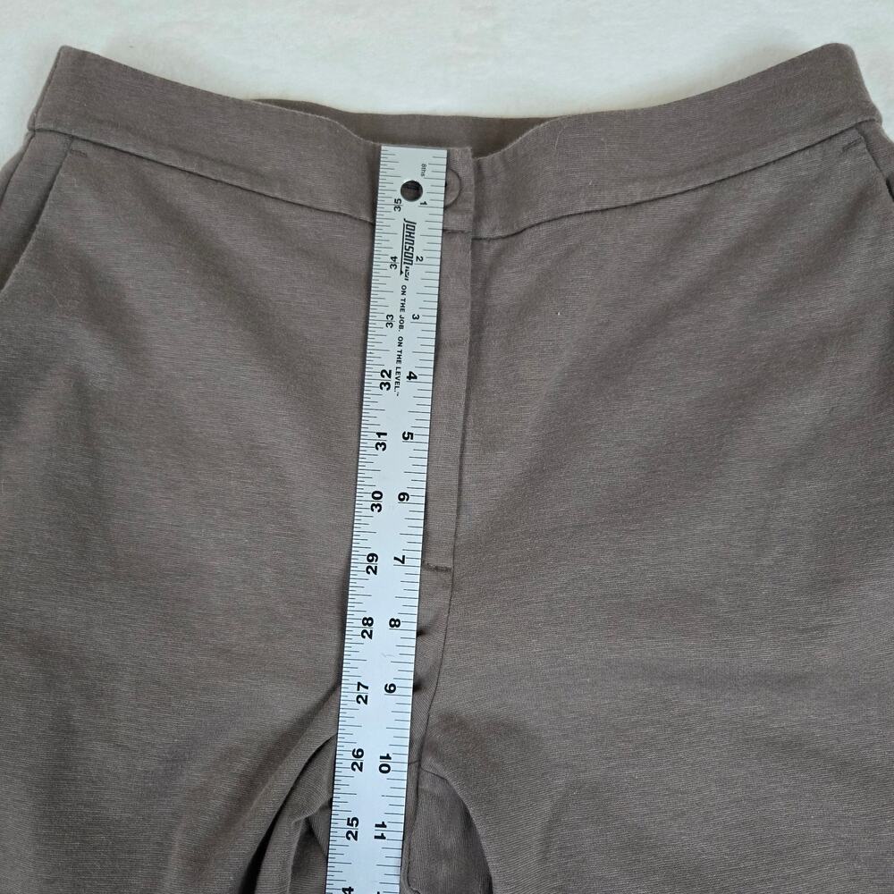 Eileen Fisher Flex Ponte Slim Pants Womens Petite Medium High Waist 0859 - Picture 9 of 11